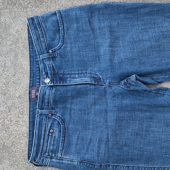 NYDJ Lift Tuck Technology Straight Leg Jeans Sz 12 Good Condition - Picture 2 of 10